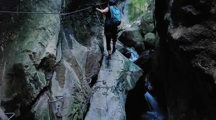 Ferrata Rio Sallagoni - Schwierigkeit C | © DAV SC aa
