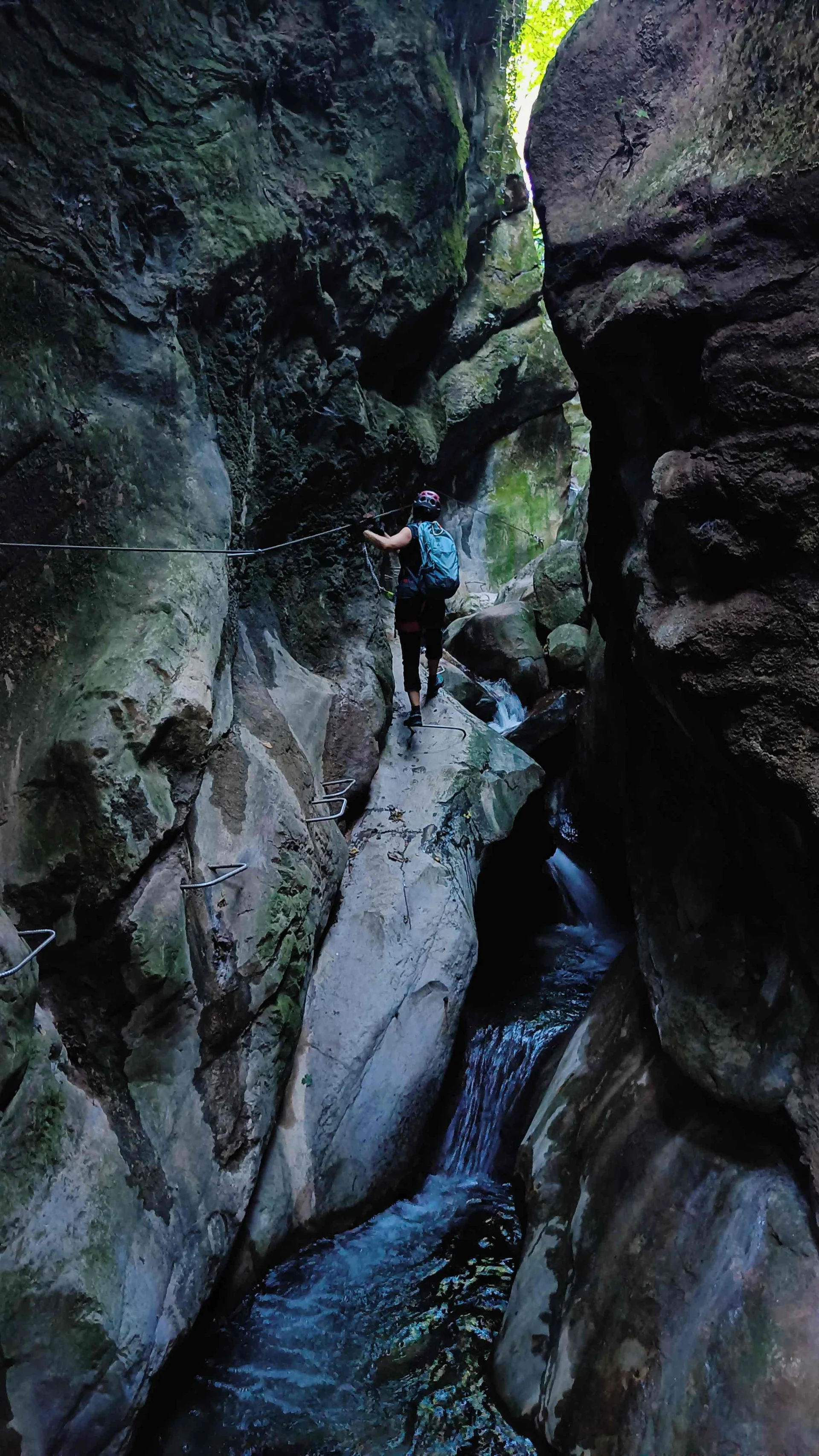 Ferrata Rio Sallagoni - Schwierigkeit C | © DAV SC aa