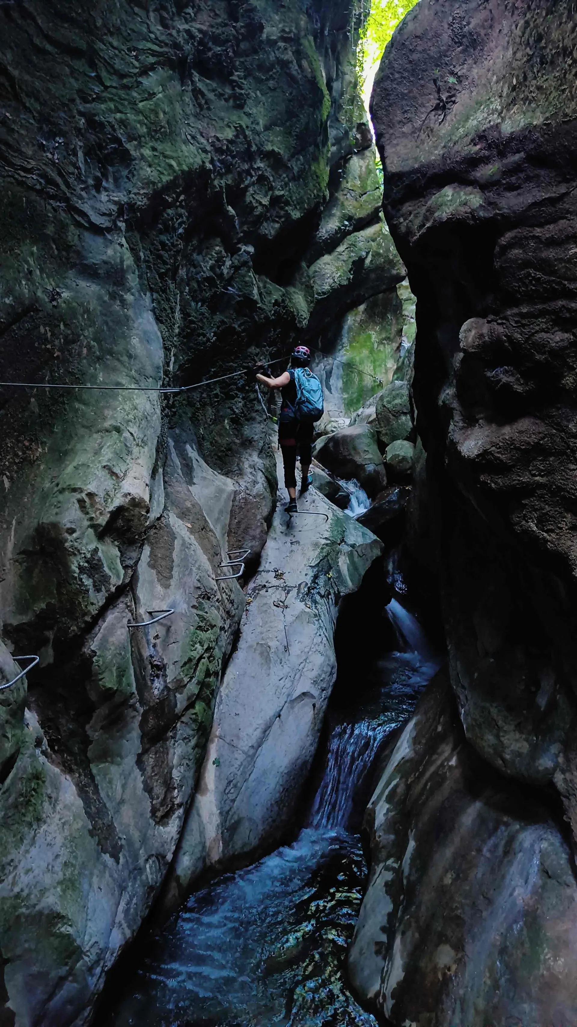 Ferrata Rio Sallagoni - Schwierigkeit C | © DAV SC aa
